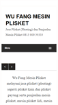 Mobile Screenshot of mesinplisket.com